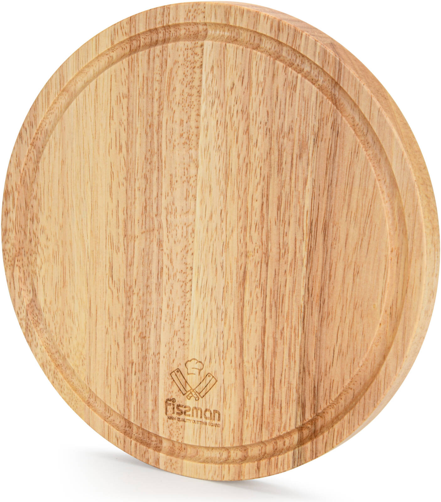 Fissman Cutting Board Round - Rubber Wood