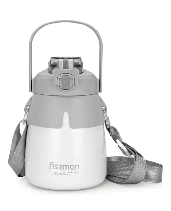 Fissman Double Wall Vacuum Bottle 800 Ml - Stainless Steel