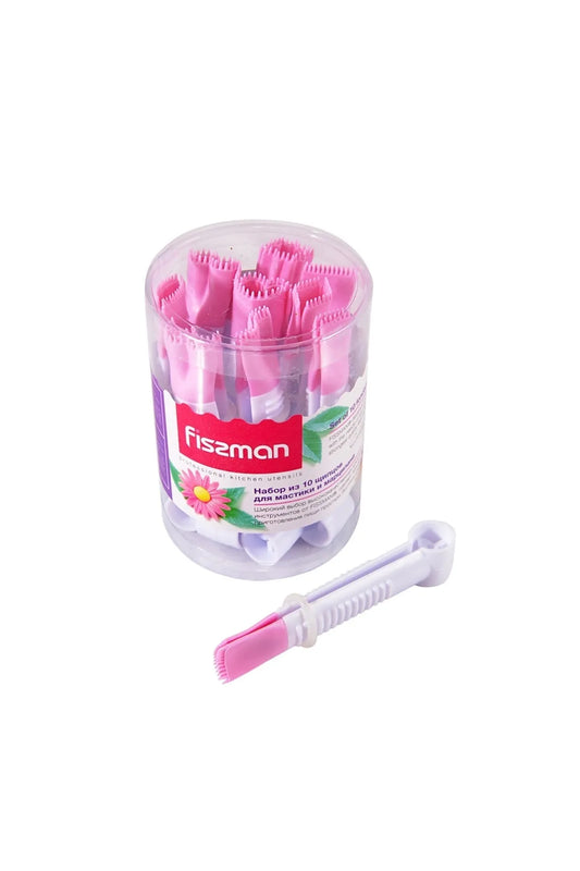 Fissman Set Of 10 Fondant Crimpers - Plastic