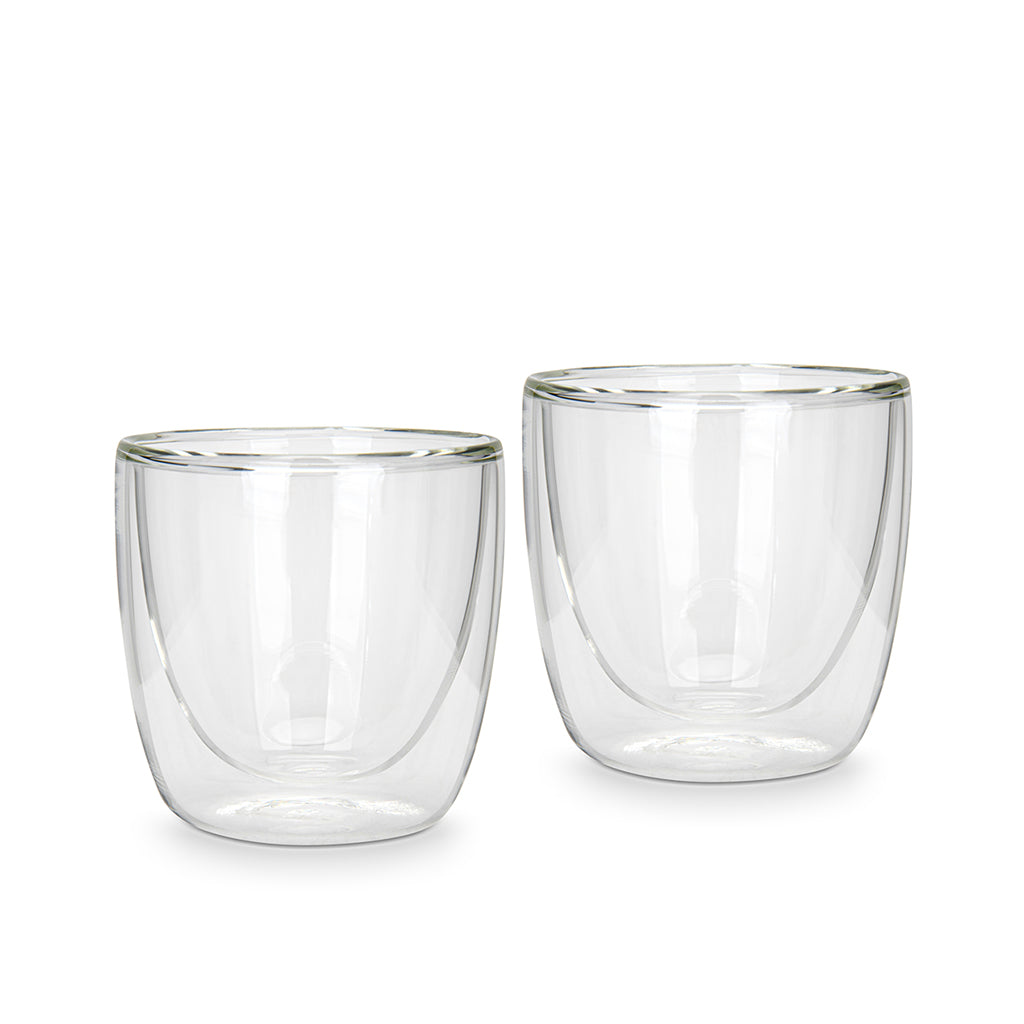 Fissman Set Of 2 Double Wall Glasses 100 Ml - Borosilicate Glass