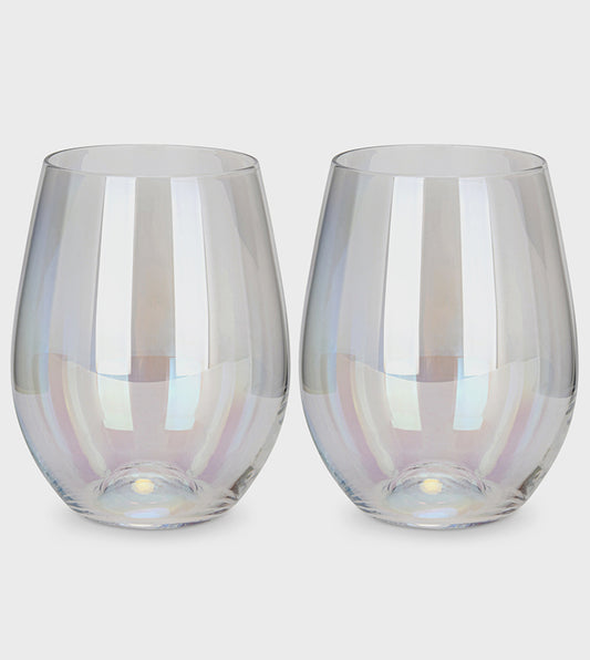 Fissman Set Of 2 Large Tumbler Glasses 550Ml - Glass