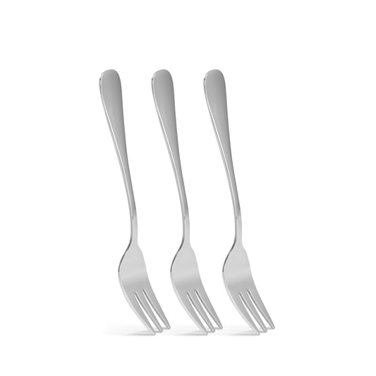 Fissman Set Of 3 Cake Forks Flavia 14 Cm - Stainless Steel