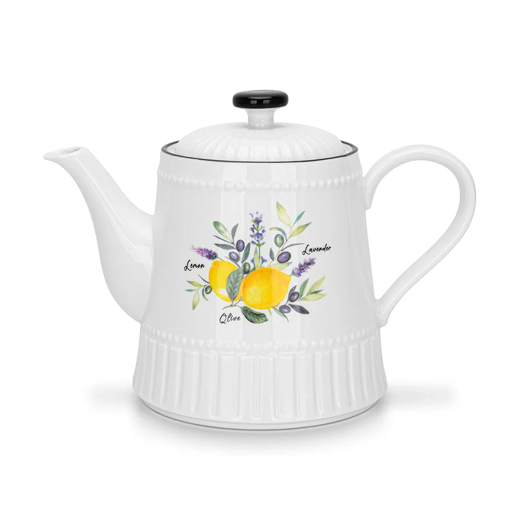 Fissman Tea Pot Provence 1000 Ml - Porcelain