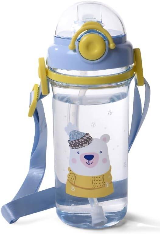 Fissman Water Bottle 460 Ml Plastic - Assorted Colors