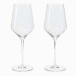 Fissman 2 Pcs White Wine Glasses Set - 400 Ml  (Glass)