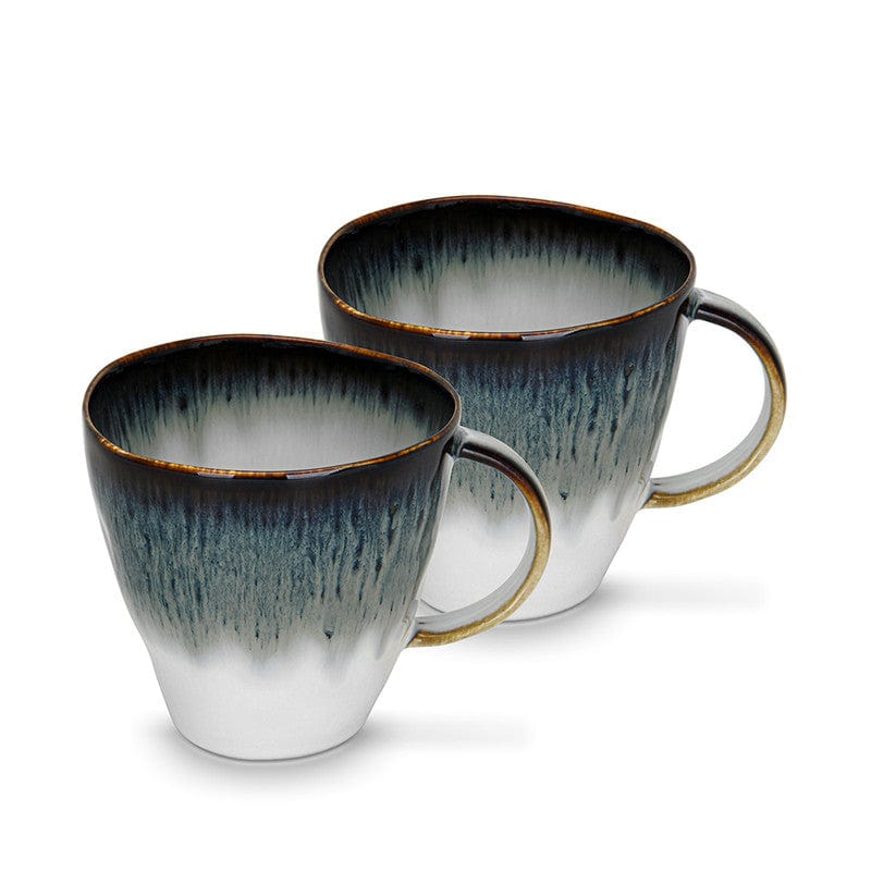 Fissman Set Of 2 Mugs Galactica 370 Ml - Porcelain