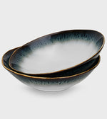 Fissman Set Of 2 Deep Plates Galactica 20 Cm - Porcelain