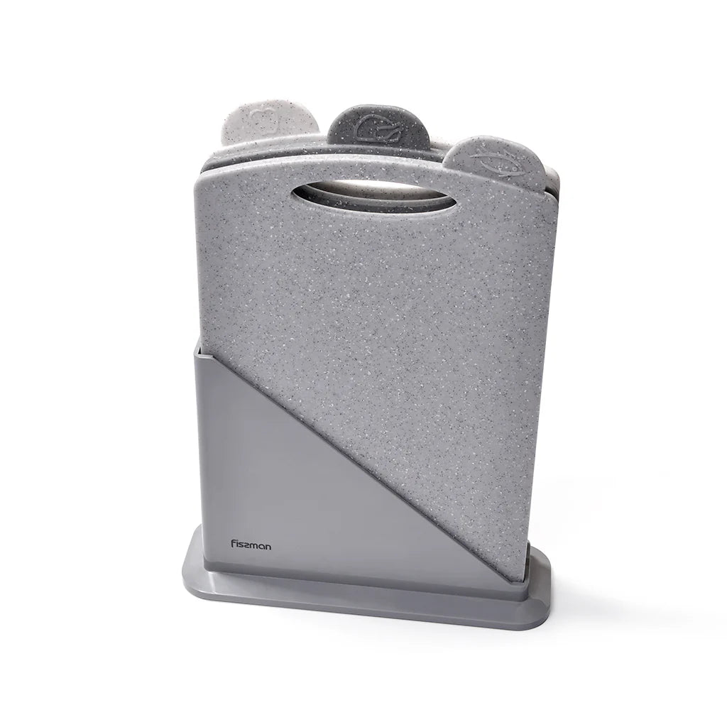 Fissman 3 Pcs Index Chopping Board Set 31X19.5 Cm - Plastic