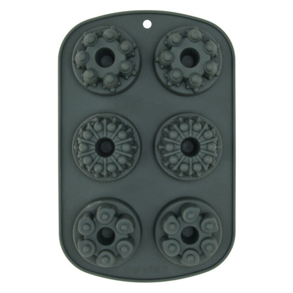 Fissman 6 Cups Cake Mold 25.5X17X3.5 Cm - Silicone