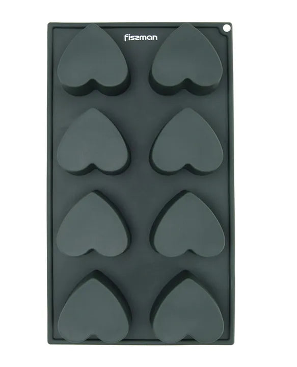 Fissman 8 Cups Cake Mold 28X17X3.5 Cm - Silicone