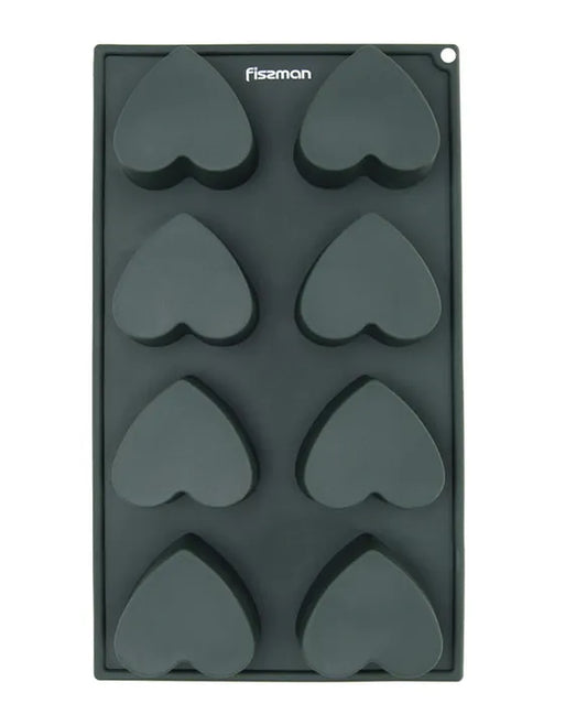 Fissman 8 Cups Cake Mold 28X17X3.5 Cm - Silicone