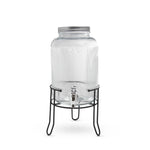 Fissman Beverage Dispenser With Stand - 3900 Ml - Glass