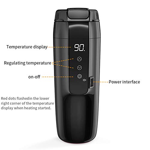 Fissman Car Heated Mug - 350 Ml