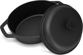 Fissman Casserole 33X26Cm / 6 Ltr With Lid - Cast Iron