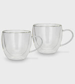 Fissman Cup Set 2Pcs Double Wall Glass Borosilicate - 150 Ml