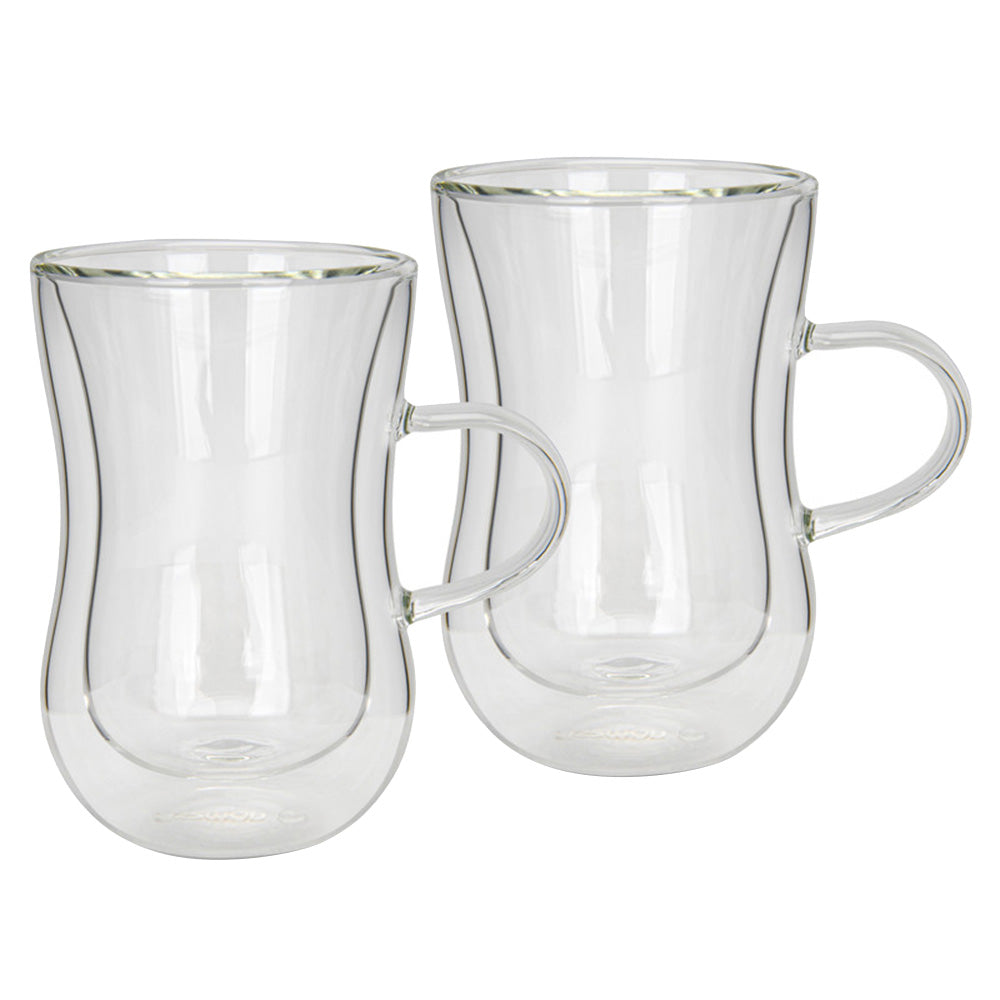 Fissman  Cup Set 2Pcs Double Wall Glass Borosilicate - 150 Ml