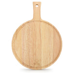 Fissman Cutting Board In Paddle Shape Rubber Wood with Handle