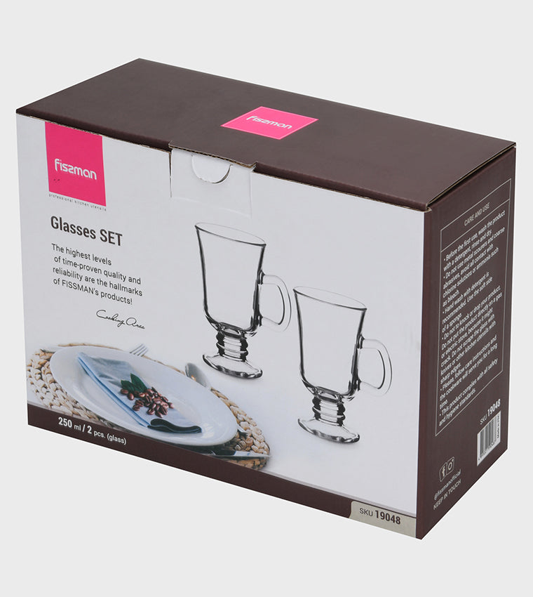 Fissman Glasses Set 250 Ml - 2 Pcs