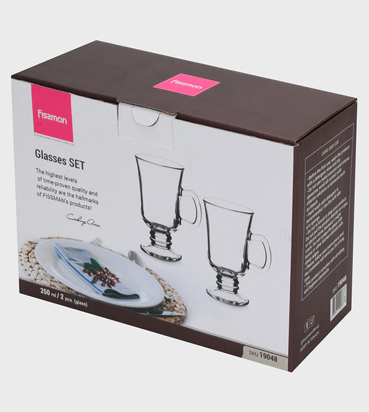 Fissman Glasses Set 250 Ml - 2 Pcs