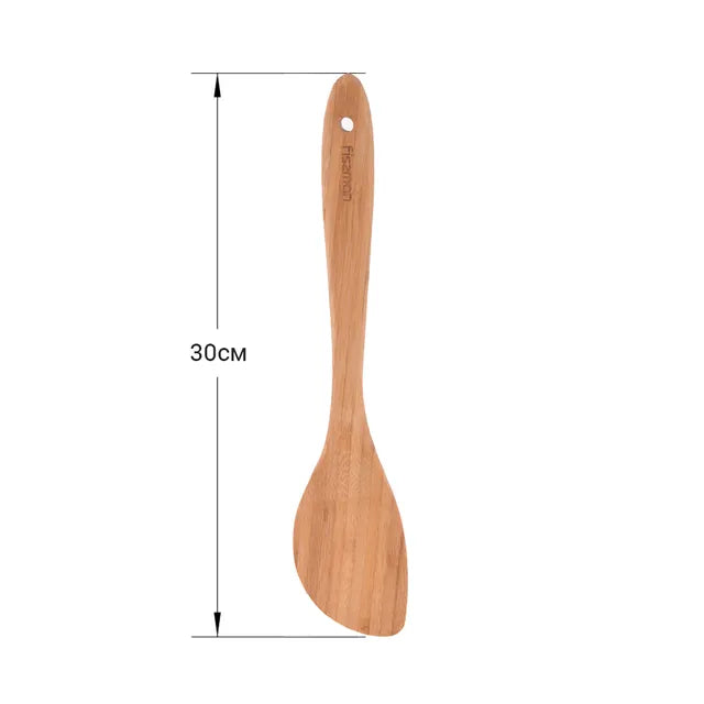 Fissman Solid Turner 30 Cm - Bamboo