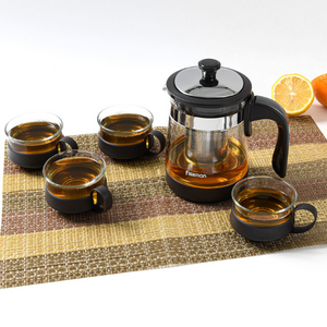 Fissman Tea Set 5 Pcs - Glass