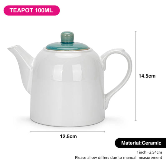 Fissman Teapot Celine Ceramic Azure - 1000 Ml