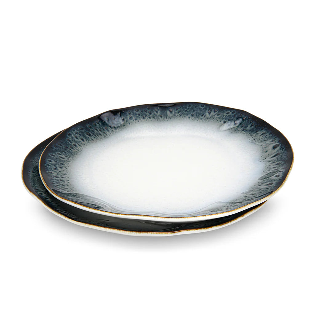Fissman Set Of 2 Plates Galactica - Porcelain