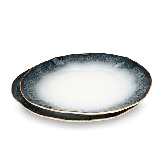 Fissman Set Of 2 Plates Galactica - Porcelain