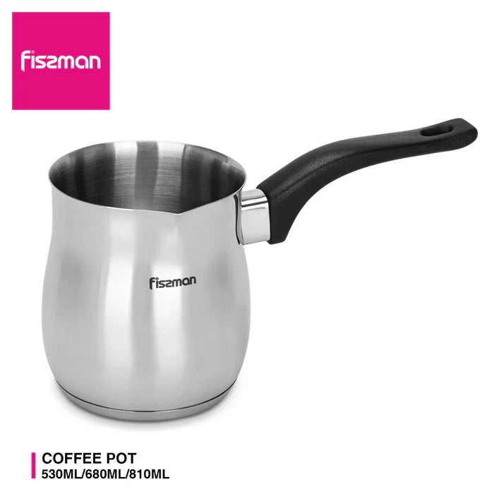 Fissman Coffee Pot with Induction Bottom - Stainless Steel