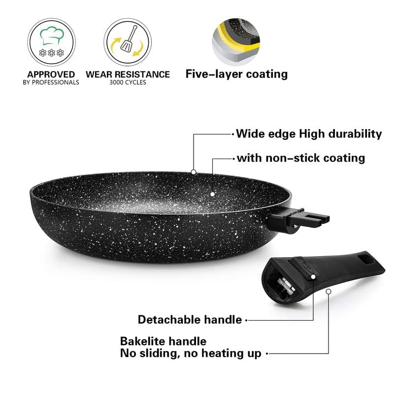 Fissman Frying Pan Fiore With Detachable Handle