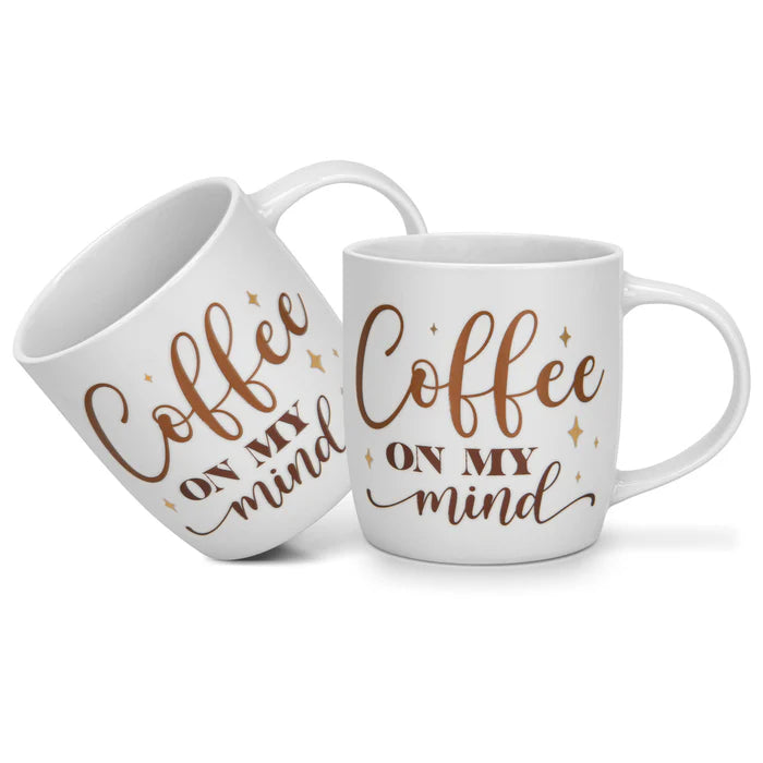 Fissman Set Of 2 Mugs Coffee On My Mind - 310 Ml