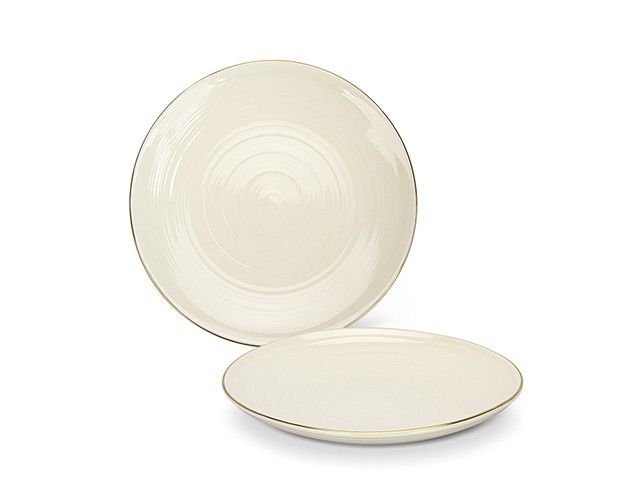 Fissman Set Of 2 Plates Firmina Beige - 21 Cm