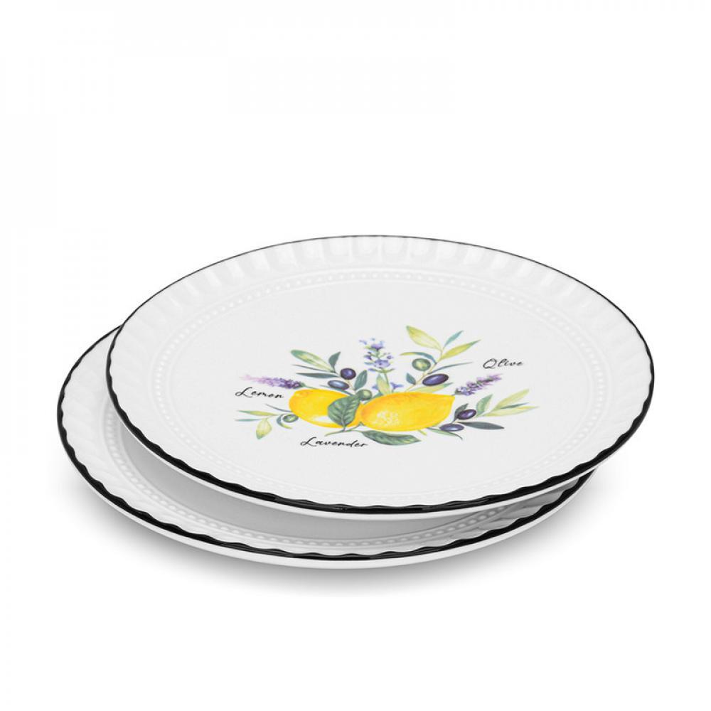 Fissman Set Of 2 Plates Provence - Porcelain