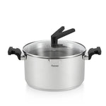 Fissman Stockpot Eliz With Glass Lid - Stainless Steel