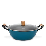 Fissman Stockpot Seagreen With Glass Lid