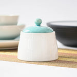Fissman Ceramic Sugar Pot Celine - Azure