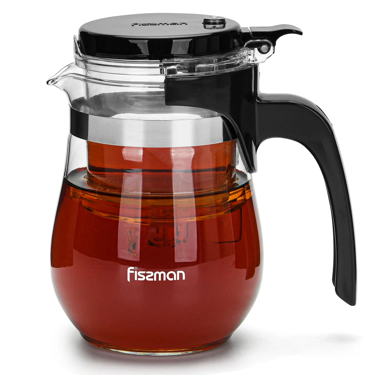 Fissman Tea Pot 550 Ml Gunfu - Glass