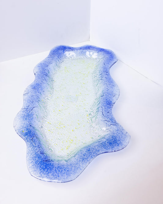 Irregular Plate With Dots