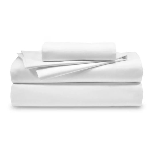 Lo Hotel Linen 500 Tc Single Fitted Sheet White