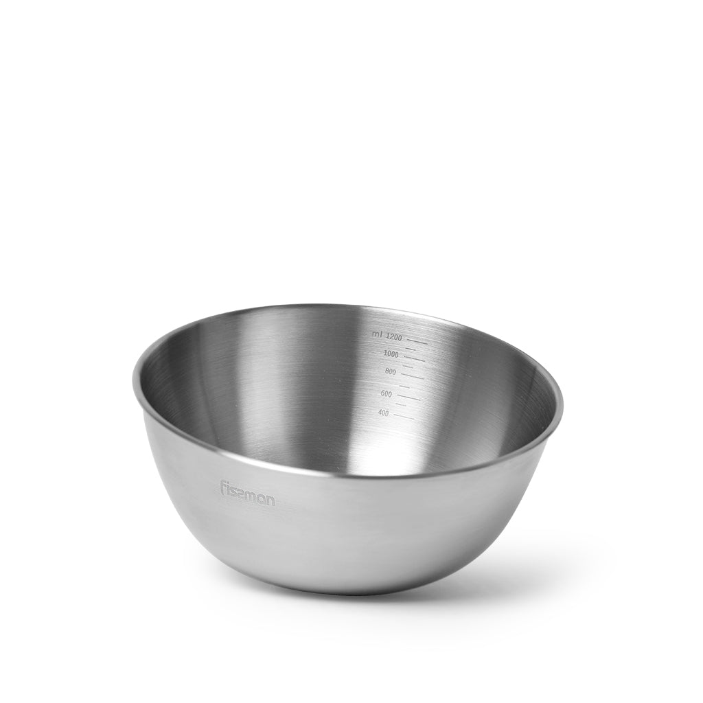 Mixing Bowl 19X7.8 Cm / 1.2 Ltr Stainless Steel