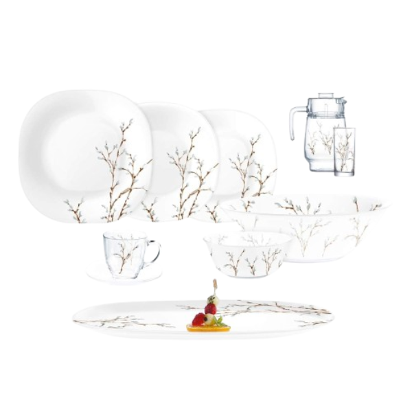Neo Carina Hana White Dinner Set