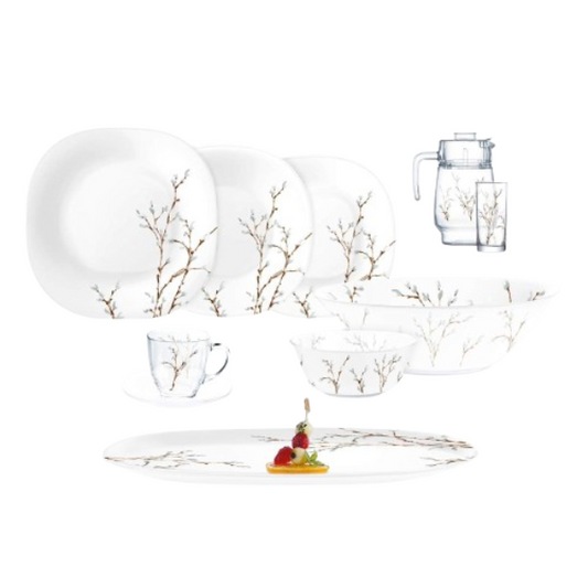Neo Carina Hana White Dinner Set