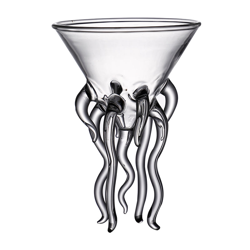 Octopus Cocktail Glass Transparent