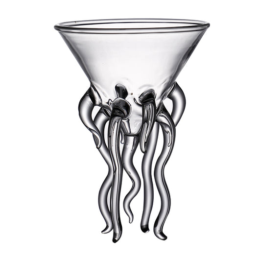 Octopus Cocktail Glass Transparent