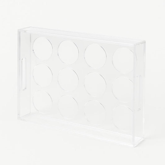 Plexi Tray With Can Holder