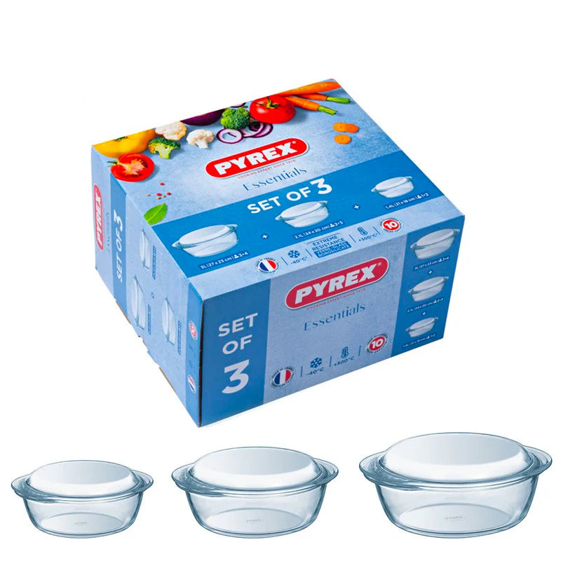 Pyrex Essentials Set Of 3