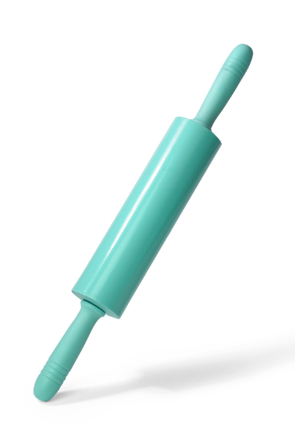 FISSMAN 7562 ROLLING PIN BLUE 39.5X5.5CM (SILICONE)