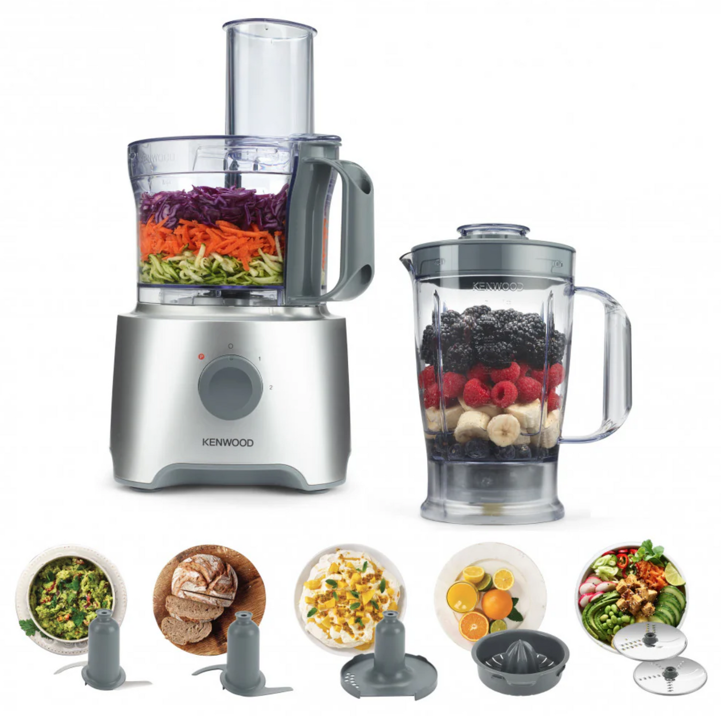 Kenwood Compact Food Processor - Silver