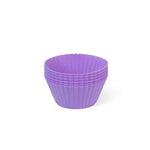 Set Of 6 Silicone Cupcake Molds