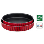 Tefal 2 Piece Set Dishes 30Cm & 34Cm